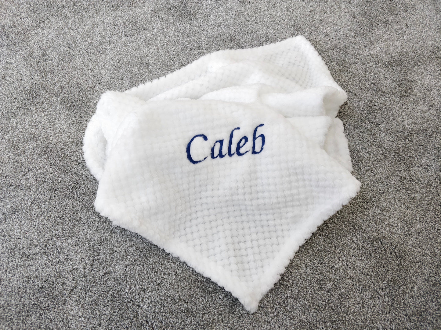 2-ITEMS Personalised Double Blankets Bundle Gift Set