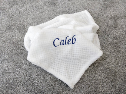 2-ITEMS Personalised Double Blankets Bundle Gift Set