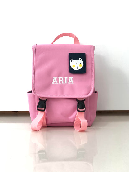 Personalised Unisex Mini Dog Nursery School Backpack Rucksack Bag (Multicoloured)
