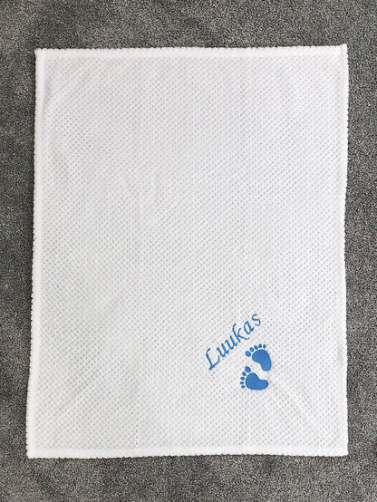 2-ITEMS Personalised Blanket & Bodysuit Bundle Gift Set