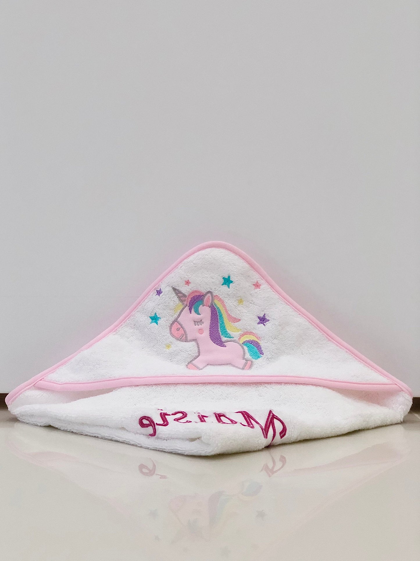 Unicorn Printed Baby Bath Towel