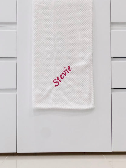 2-ITEMS Personalised Double Blankets Bundle Gift Set