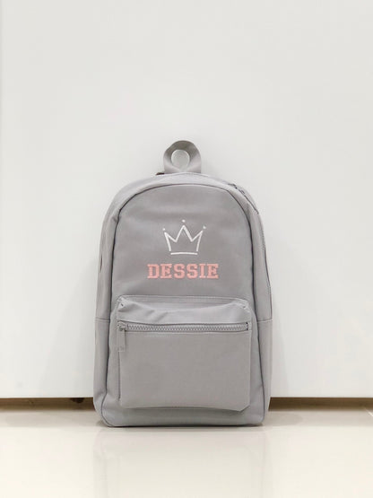 (Pink) Personalised Name & Design Unisex Mini Nursery School Backpack Rucksack Bag