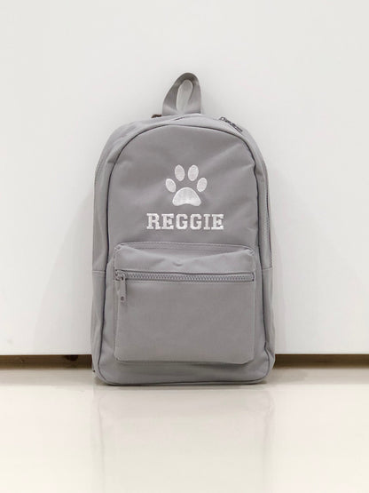(Blue) Personalised Name & Design Unisex Mini Nursery School Backpack Rucksack Bag